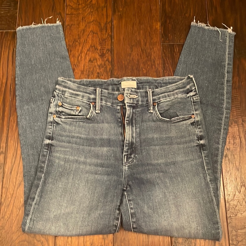 MOTHER denim, ankle fray